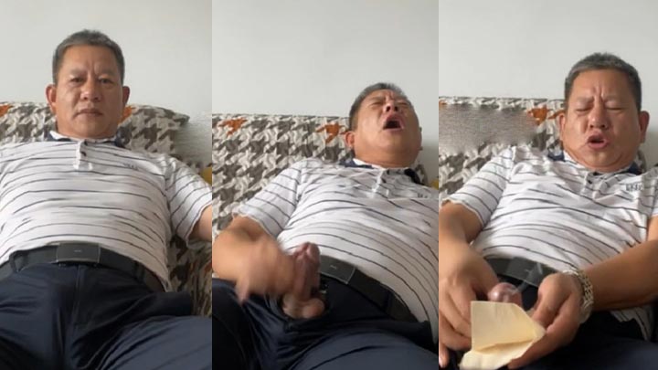 帅叔沙发上激情喷射